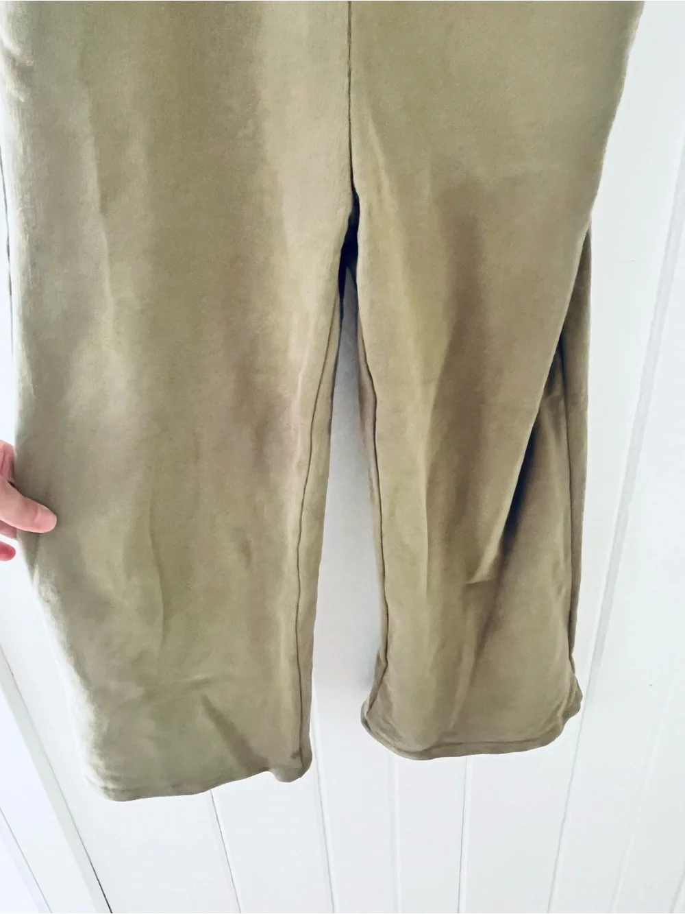 Zara Olive Green Wide-Leg Overalls Jumpsuit, Size 11-12 years
